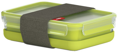 emsa Lunchbox CLIP & GO, 1,20 litres, transparent / vert