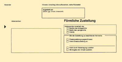 RNK Verlag Zustellungsumschlag, DIN lang, ohne Fenster, gelb