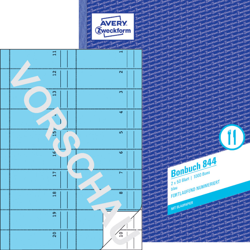 AVERY Zweckform Formularbuch 