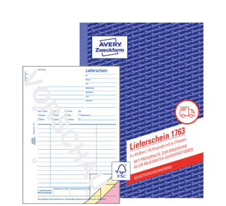 AVERY Zweckform Formularbuch 