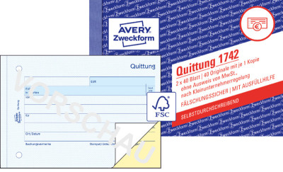 AVERY Zweckform Formularbuch 