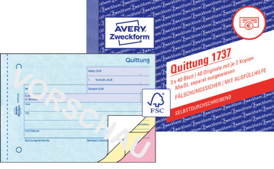 AVERY Zweckform Formularbuch 