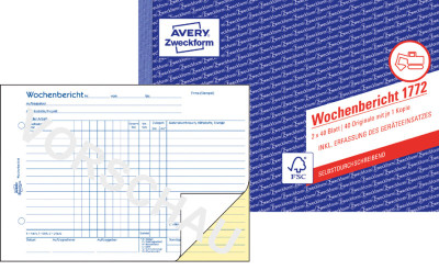 AVERY Zweckform Formularbuch 
