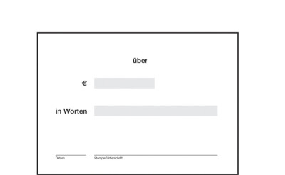 sigel Gutscheinkarte 