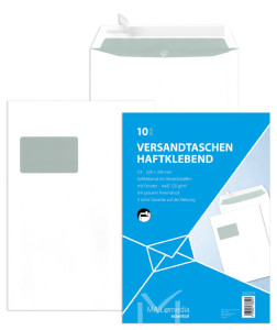 Enveloppe offset MAILmedia, blanche, C4, avec fenêtre