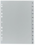herlitz Kunststoff-Register, Monate, A4, 12-teilig herlitz Kunststoff-Register, Monate, A4, 12-teilig