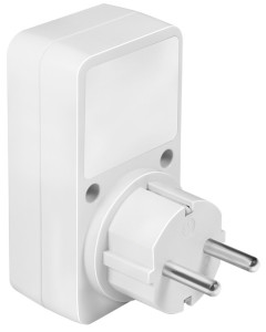 LogiLink Adapterstecker mit Dimmer, weiß