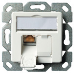 Boîte de jonction Telegärtner AMJ45, Cat. 5e, blanc alpin