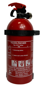 REINOLD MAX Feuerlöscher für Kraftfahrzeuge, 1 kg, DIN EN 3