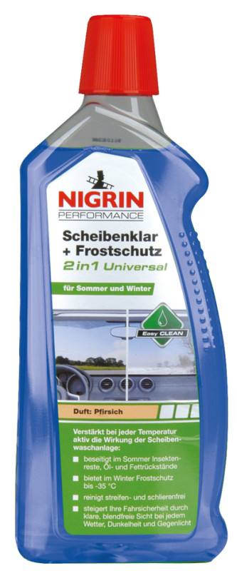 NIGRIN Performance Scheibenklar Frostschutz 2in1 Universal 1liter