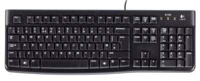 Logitech Tastatur K120, kabelgebunden, USB-Anschluss