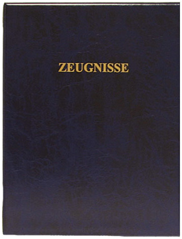 ROTH Zeugnisringbuch, Kunststoff, DIN A4, dunkelblau