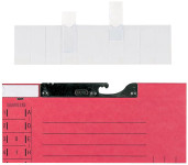 Carte guide de suspension ELBA, avec verrou, 2 onglets pleine vue