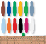 ELBA Push-in Signal, bleu clair