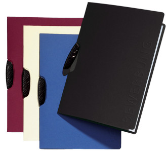 Chemise de candidature PAGNA « Swing », DIN A4, en carton, noir