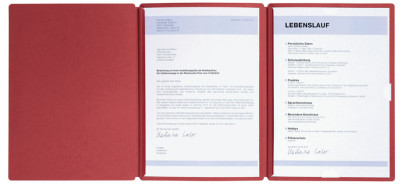 Chemise de candidature PAGNA « Spirit », DIN A4, en carton, noir