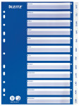 Intercalaires en plastique LEITZ, mois, A4, janv.-déc., PP, blanc Intercalaires en plastique LEITZ, mois, A4, janv.-déc., PP, blanc