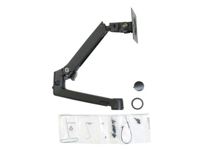 Ergotron : LX DUAL STACKING ARM extension et COLLAR kit MATTE BLACK