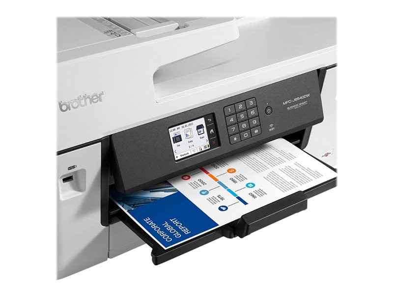 Brother DCP-J1200WE - Imprimante jet d'encre multifonction couleur compacte  3-en-1 avec 4 mois d'essai gratuit au forfait EcoPro