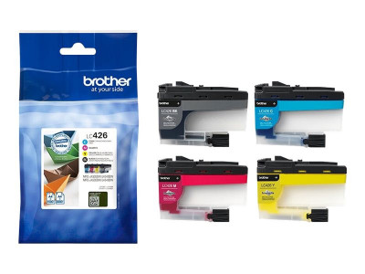 Brother : LC426VAL BLACK CYAN MAGENTA et YELLOW cartouches encres MULTIpack