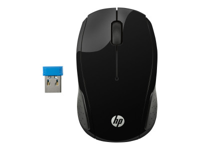 HP : 200 BLACK WIRELESS MOUSE