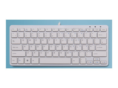 R-Go Tools : R-GO COMPACT KEYBOARD LAYOUT QWERTY WHT WIRED