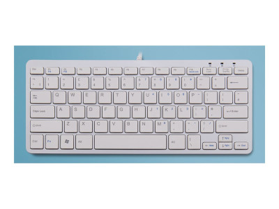 R-Go Tools : R-GO COMPACT KEYBOARD LAYOUT QWERTY WHT WIRED