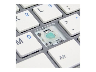 R-Go Tools : R-GO COMPACT KEYBOARD LAYOUT QWERTY WHT WIRED