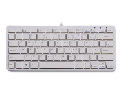 R-Go Tools : R-GO COMPACT KEYBOARD LAYOUT QWERTY WHT WIRED