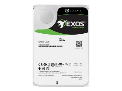 Seagate : EXOS X20 18TB SAS 3.5IN 7200RPM 6GB/S 512E/4KN