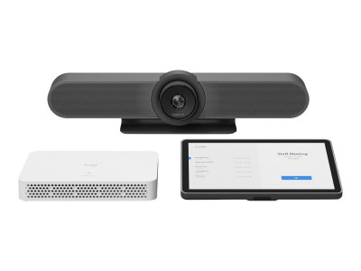 Logitech : HUDDLE ROOM BUNDLE - MEETUP et ROOMMATE et TAP IP (EU)