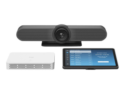 Logitech : HUDDLE ROOM BUNDLE - MEETUP et ROOMMATE et TAP IP (EU)