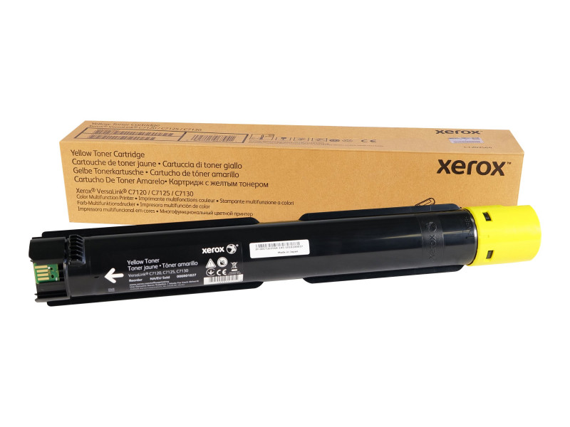 Xerox Cartouche de toner Jaune 18000 pages pour VERSALINK C7100