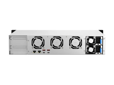 Qnap : 2U 8BAY 2.2 GHZ 4C/8T 4 GB DDR4 2 X 2.5GBE RPS SHORT