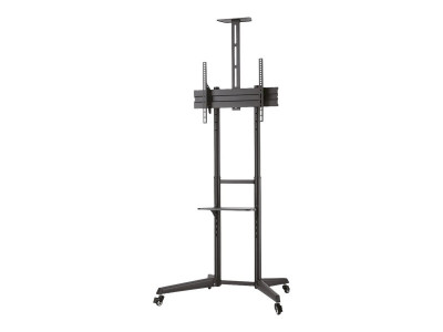 Neomounts : MOBILE FLOOR STAND INCL. AV- et CAM SHELF (HEIGHT ADJUSTABLE