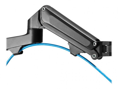 Neomounts : NEWSTAR DESK POLE MOUNT (CLAMP/GROMMET) BLACK 17-27IN