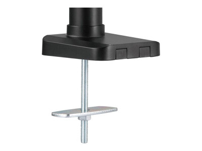 Neomounts : NEWSTAR DESK POLE MOUNT (CLAMP/GROMMET) BLACK 17-27IN