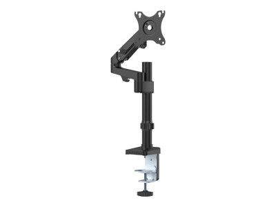 Neomounts : NEWSTAR DESK POLE MOUNT (CLAMP/GROMMET) BLACK 17-27IN