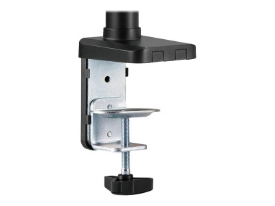 Neomounts : NEWSTAR DESK POLE MOUNT (CLAMP/GROMMET) BLACK 17-27IN