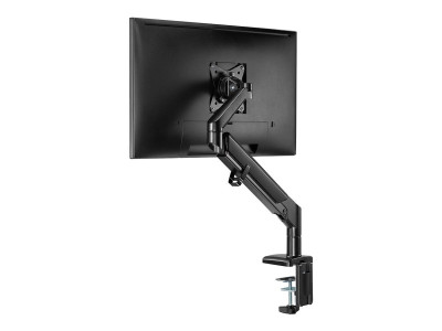 Neomounts : NEWSTAR DESK MOUNT ULTRA FLAT (CLAMP/GROMMET) BLACK 17-27IN