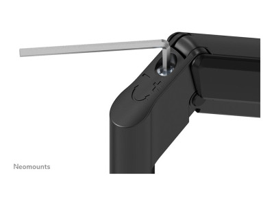 Neomounts : NEWSTAR DESK MOUNT ULTRA FLAT (CLAMP/GROMMET) BLACK 17-27IN