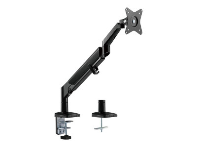 Neomounts : NEWSTAR DESK MOUNT ULTRA FLAT (CLAMP/GROMMET) BLACK 17-27IN
