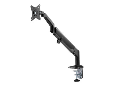 Neomounts : NEWSTAR DESK MOUNT ULTRA FLAT (CLAMP/GROMMET) BLACK 17-27IN