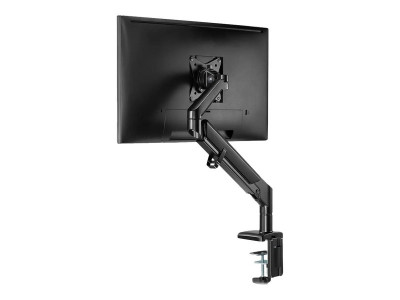 Neomounts : NEWSTAR DESK MOUNT ULTRA FLAT (CLAMP/GROMMET) BLACK 17-27IN