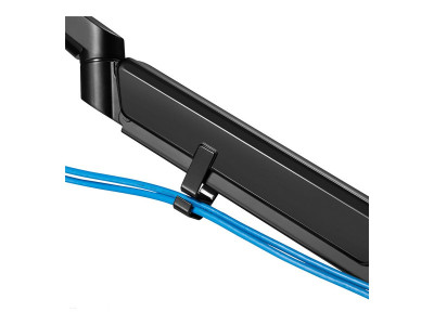 Neomounts : NEWSTAR DESK MOUNT ULTRA FLAT (CLAMP/GROMMET) BLACK 17-27IN