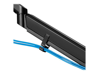 Neomounts : NEWSTAR DESK MOUNT ULTRA FLAT (CLAMP/GROMMET) BLACK 17-27IN