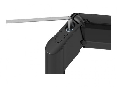 Neomounts : NEWSTAR DESK MOUNT ULTRA FLAT (CLAMP/GROMMET) BLACK 17-27IN