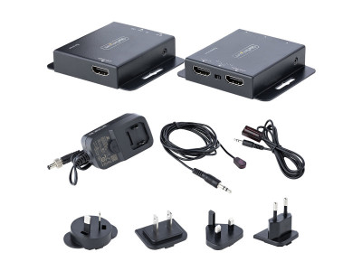 Startech : HDMI EXTENDER OVER CAT6 4K - 130FT POWER OVER cable IR EXT.