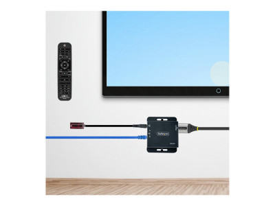 Startech : HDMI EXTENDER OVER CAT6 4K - 130FT POWER OVER cable IR EXT.