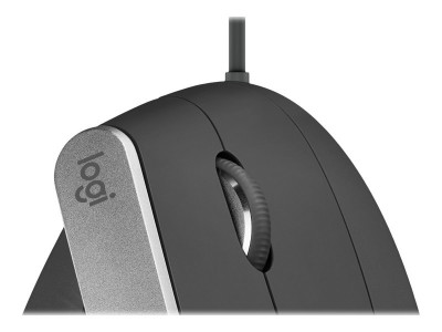 Logitech : LIFT LEFT VERTICAL ERGO MOUSE - GRAPHITE / BLACK - EMEA